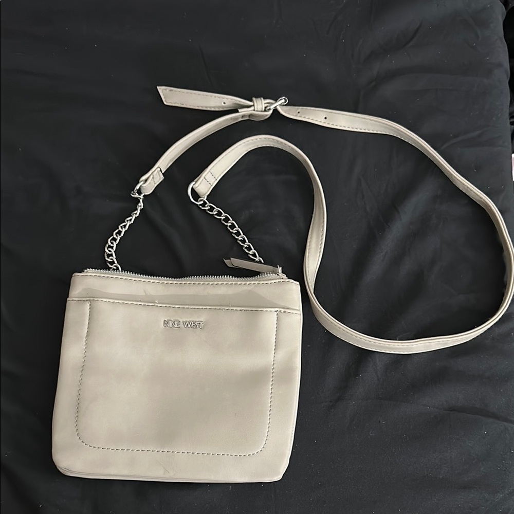 Nine West Cream Crossbody Bag